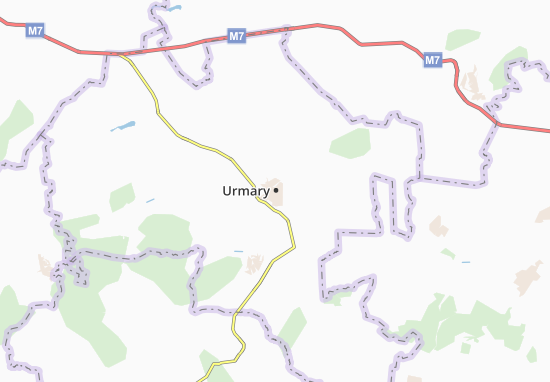 Karte Stadtplan Urmary