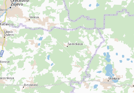 Mapa Savinskaya