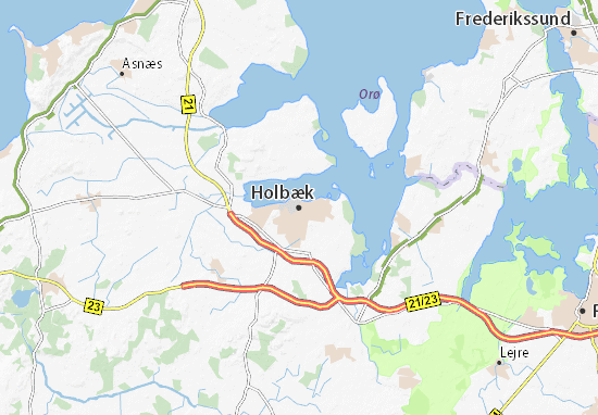 Karte Stadtplan Holbæk