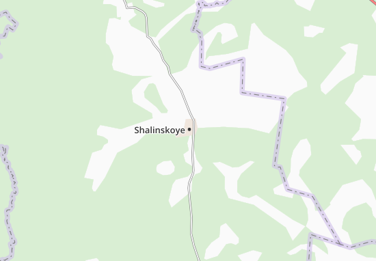 Kaart Plattegrond Shalinskoye