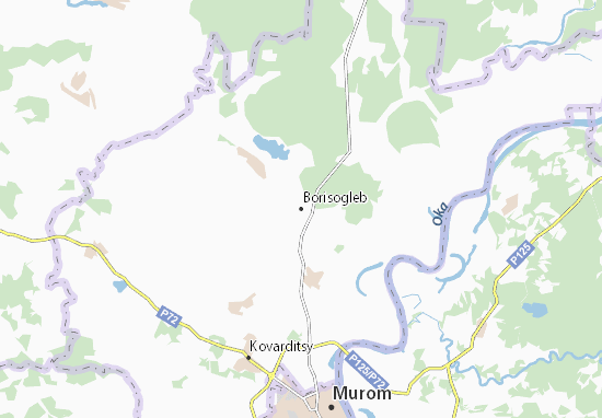 Mapa Borisogleb