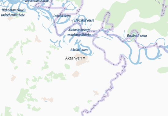 Aktanysh Map