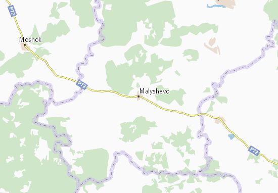 Mapa Malyshevo