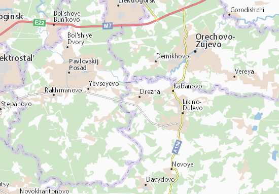 Karte Stadtplan Drezna