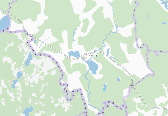 Usvyaty Map