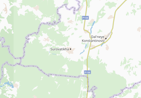 Karte Stadtplan Surovatikha