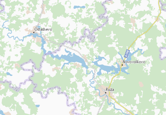 Kaart Plattegrond Belyanaya Gora