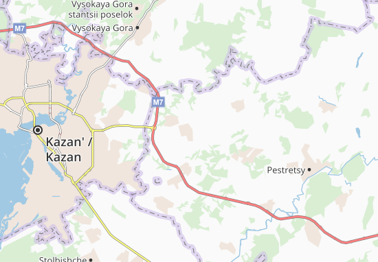 Kaart Plattegrond Koshchakovo