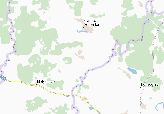 Kaart Plattegrond Novlyanka poselok
