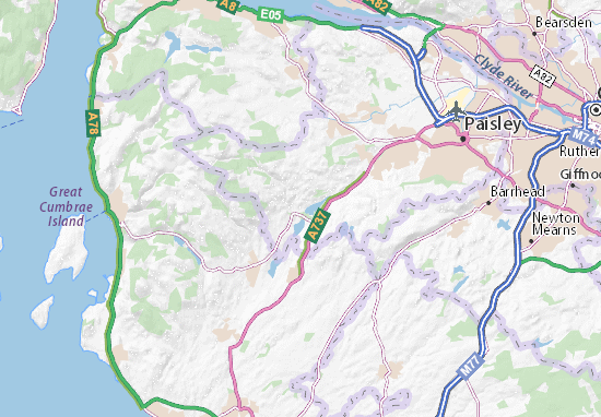 Mapa Lochwinnoch