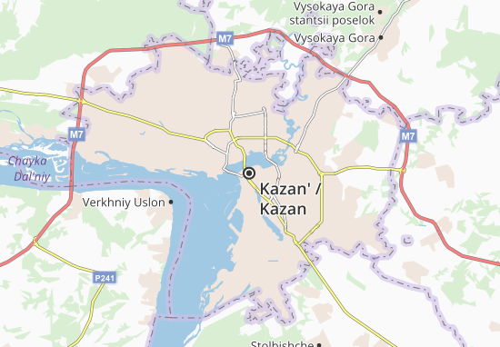 Kaart Plattegrond Kazan&#x27;