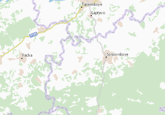 Kaart Plattegrond Yelizarovo