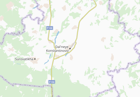 Dal&#x27;neye Konstantinovo Map