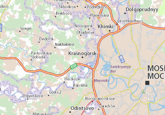 Mapa Plano Krasnogorsk