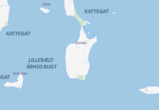 Mapa Tranebjerg