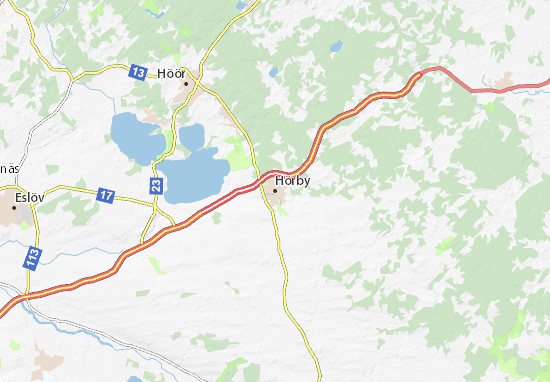 Karte Stadtplan Hörby
