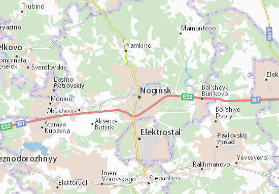 Carte-Plan Noginsk
