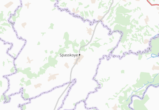 Kaart Plattegrond Spasskoye