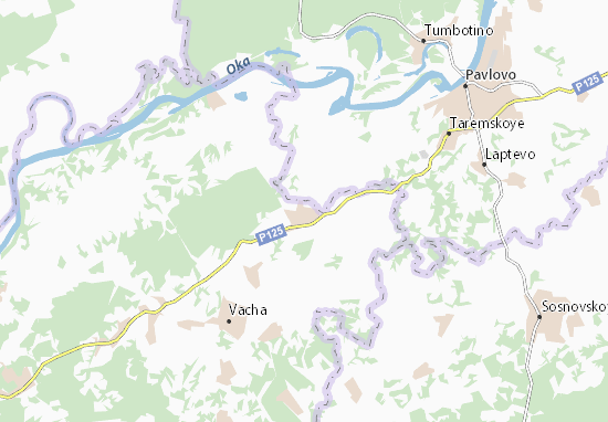 Mapa Arefino