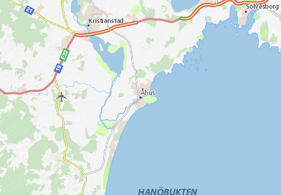 Mapa Åhus
