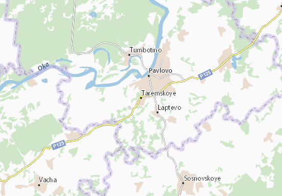 Karte Stadtplan Taremskoye