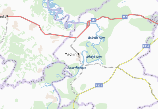 Carte-Plan Yadrin