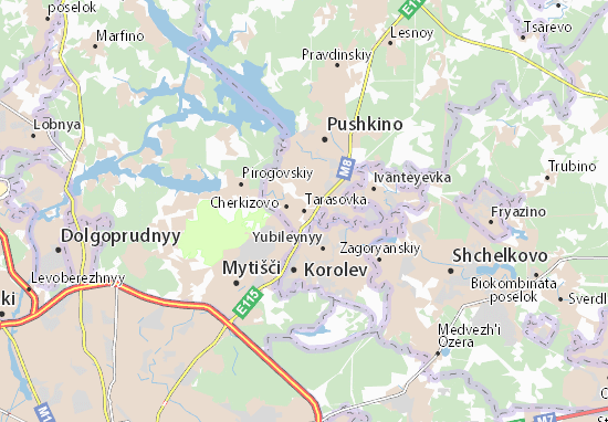 Kaart Plattegrond Tarasovka