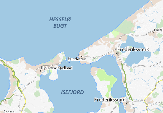 Hundested Map