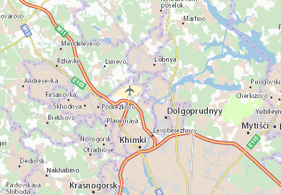 Karte Stadtplan Klyaz&#x27;ma