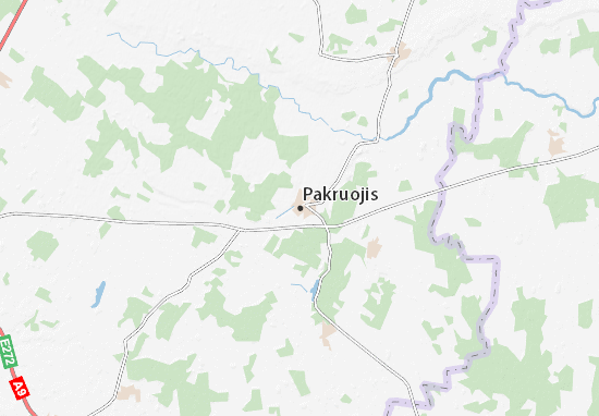 Karte Stadtplan Pakruojis