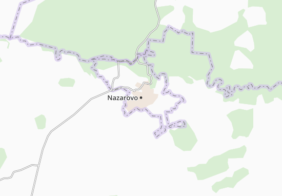Karte Stadtplan Nazarovo