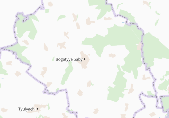 Mapa Bogatyye Saby