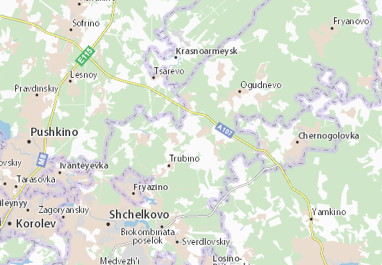 Kaart Plattegrond Kablukovo