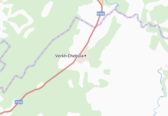 Mapa Verkh-Chebula