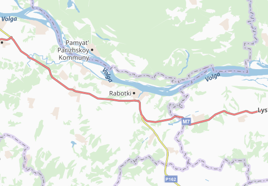 Karte Stadtplan Rabotki