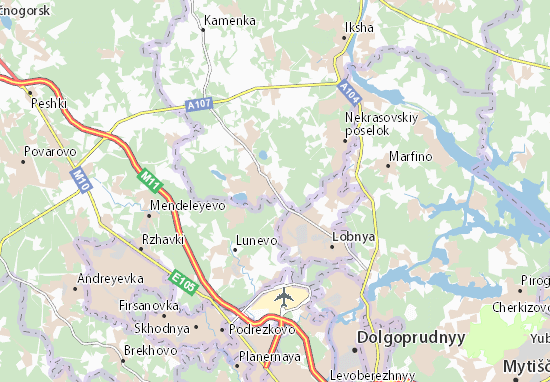 Karte Stadtplan Ostankino