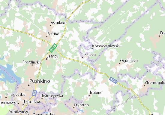 Karte Stadtplan Tsarevo