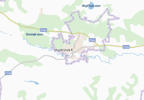 Karte Stadtplan Shadrinsk