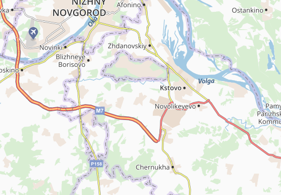 Karte Stadtplan Bol&#x27;shoye Mokroye