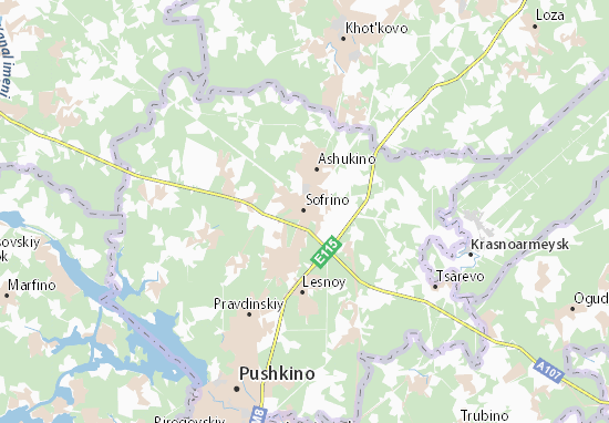 Karte Stadtplan Sofrino