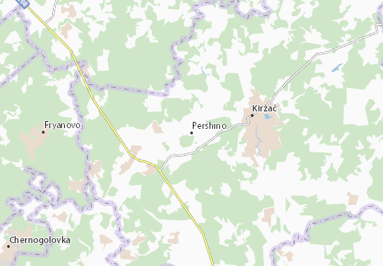 Mapa Pershino