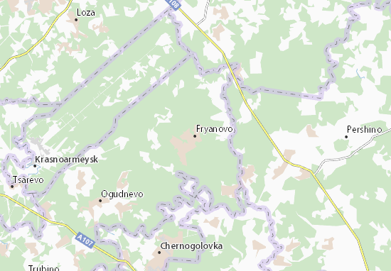 Karte Stadtplan Fryanovo