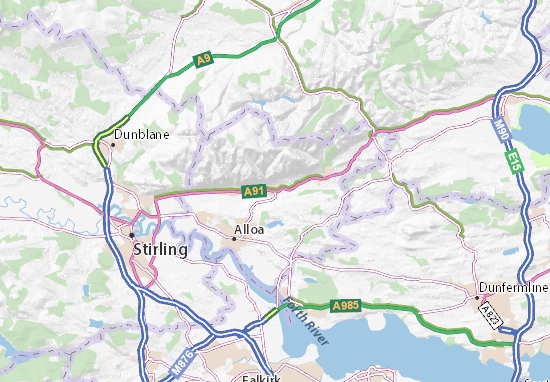 Tillicoultry Map