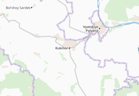 Karte Stadtplan Kukmor