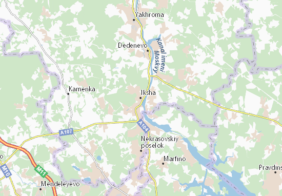 Karte Stadtplan Iksha
