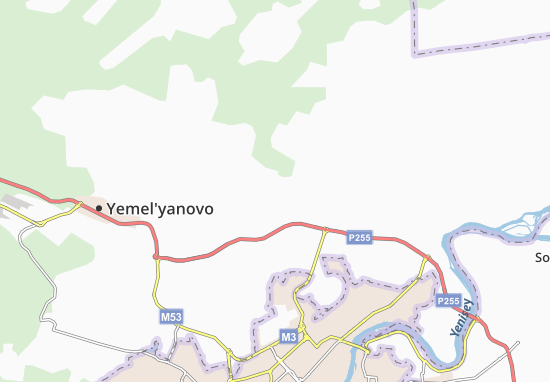 Kaart Plattegrond Shuvayevo
