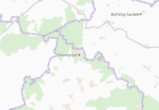 Mapa Shemordan
