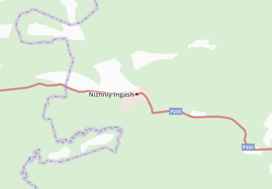 Mapa Nizhniy Ingash