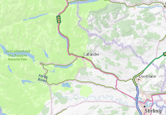 Mapa Callander