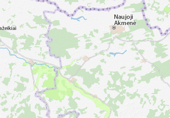 Akmenė Map